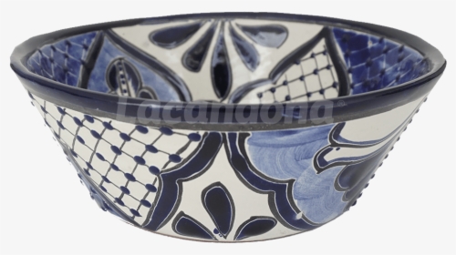 Talavera Pozolero Dish - Blue And White Porcelain, HD Png Download, Transparent PNG