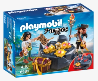 Playmobil Pirates Pirate Treasure Hideout - Playmobil Pirate Treasure Hideout, HD Png Download, Transparent PNG