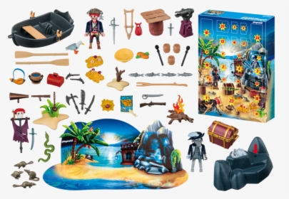 Playmobil Advent Calendar Secret Pirates Treasure, HD Png Download, Transparent PNG