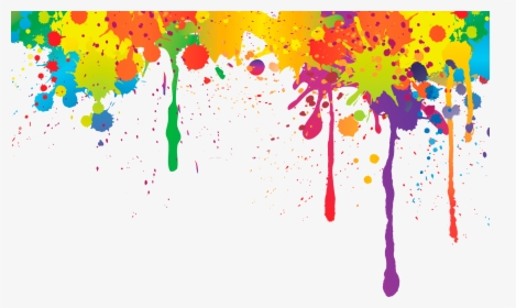 Watercolor Color Splash Png , Png Download - Transparent Paint Splatter Png, Png Download, Transparent PNG