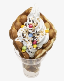 Bubble Waffle Soft Ice Cream, HD Png Download, Transparent PNG