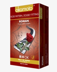 Roman Rose Pattern 12s - Okamoto Condoms, HD Png Download, Transparent PNG