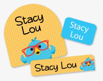 Tweet Bird Labels With Glasses, HD Png Download, Transparent PNG