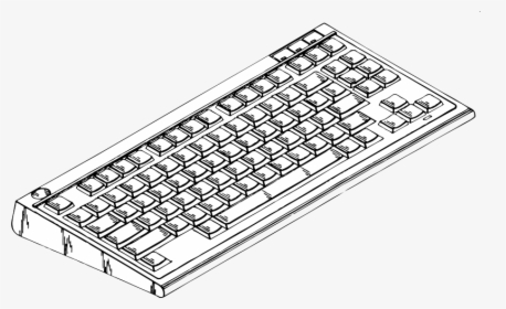 Computer Keyboard - Keyboard Clipart Black And White, HD Png Download, Transparent PNG