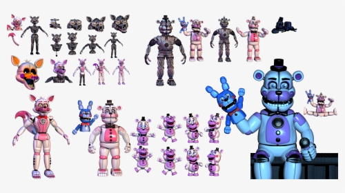 Fnaf Funtime Freddy Gif, HD Png Download, Transparent PNG