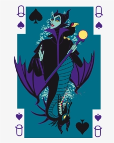 Maleficent Playing Card, HD Png Download, Transparent PNG