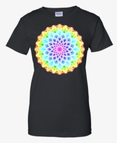 Rainbow Mandala Simple T Shirt & Hoodie - T-shirt, HD Png Download, Transparent PNG