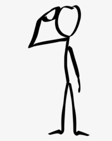 Stick Figure Thinking, HD Png Download, Transparent PNG