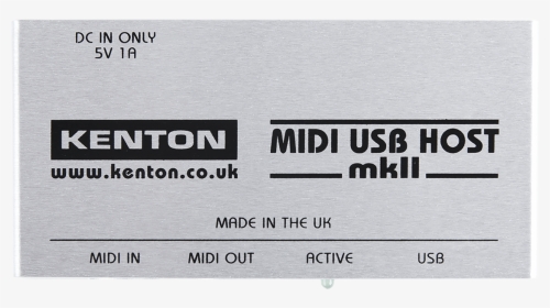Kenton Midi Usb Host Mk2 - Label, HD Png Download, Transparent PNG