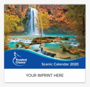 Picture Of Trusted Choice® Custom Scenic Wall Calendar - Beautiful Natural Background, HD Png Download, Transparent PNG