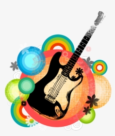 Art Electric Poster Material Guitar Posters Clipart - Poster Seni Musik Gitar, HD Png Download, Transparent PNG