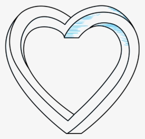 How To Draw Impossible Heart - Heart, HD Png Download, Transparent PNG