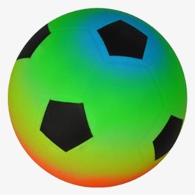 Neon Rainbow Soccer Ball   Title Neon Rainbow Soccer - Rainbow Soccer Ball Png, Transparent Png, Transparent PNG