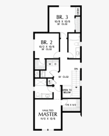 Upper Floor Plan Image For Mascord Walterboro A Family - Floor Plan, HD Png Download, Transparent PNG