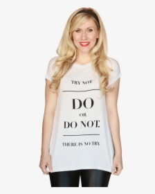 Try Not Triangle Chiffon Tee - Girl, HD Png Download, Transparent PNG