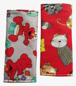 Elmo With Cats In Reverse Seat Belt Pads, HD Png Download, Transparent PNG
