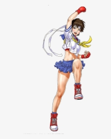 Sakura Street Fighter Png, Transparent Png, Transparent PNG