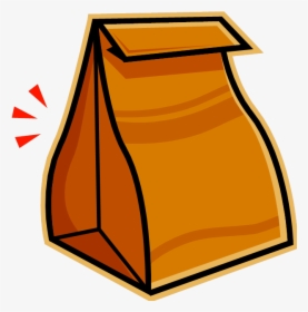Clip Art Lunch Bag - Packed Lunch Png, Transparent Png, Transparent PNG
