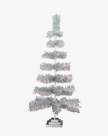 Tinsel Christmas Tree Vector, HD Png Download, Transparent PNG