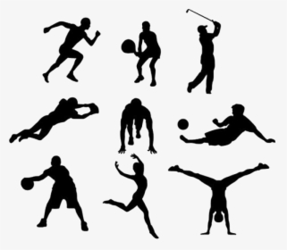 Olympic Sports Athlete - Silhouette Sports Vector Png, Transparent Png, Transparent PNG