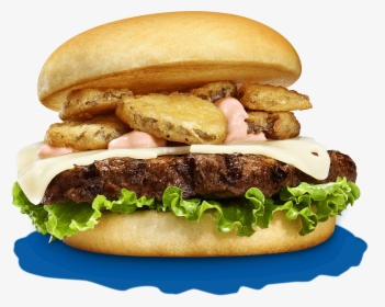 Fried Pickle Burger, HD Png Download, Transparent PNG