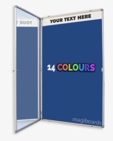 Lockable Colour Choice Notice Boards With Custom Printed - Book Cover, HD Png Download, Transparent PNG