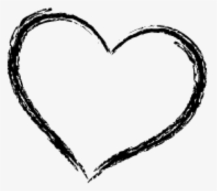 Doodle Heart Png Page - Black Heart Doodle Png, Transparent Png, Transparent PNG