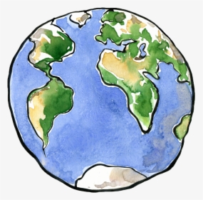 Planet Earth Drawing Cartoon Png Image High Quality - Greta Stickers, Transparent Png, Transparent PNG