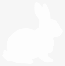 White Rabbit Silhouette Vector, HD Png Download, Transparent PNG