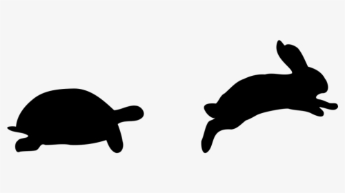 Fast Rabbit Png - Tortoise And Hare Icon, Transparent Png, Transparent PNG