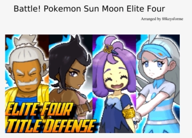 Elite 4 Pokemon Sun, HD Png Download, Transparent PNG