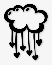Raining Hearts Doodle Clipart , Png Download, Transparent Png, Transparent PNG