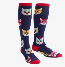 Gato Libre Cat Knee High Socks - Sock, HD Png Download, Transparent PNG