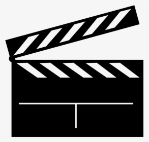 Film Clapperboard Silhouette Hollywood Youtube - Film Silhouette, HD Png Download, Transparent PNG