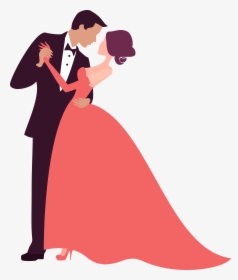 Bridegroom Photography Clip Art Couple Dancing Decoration - Bride And Groom Clipart Png, Transparent Png, Transparent PNG