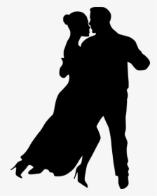 Human - Couple Dancing Silhouette Png, Transparent Png, Transparent PNG