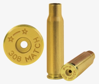 308 Match Small Rifle Primer Brass Cases - 308 Brass, HD Png Download, Transparent PNG