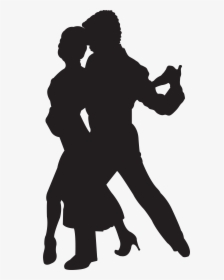 Dancing Couple Silhouette Clip Art Transparent - Dancing Couple Silhouette Png, Png Download, Transparent PNG