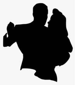 Silhouette Couple Dancing Clipart, HD Png Download, Transparent PNG