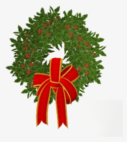 Wreath Green Decoration Free Picture - Christmas Day, HD Png Download, Transparent PNG