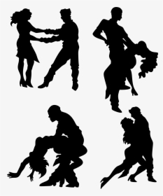 Silhouette Couples Dancing, HD Png Download, Transparent PNG