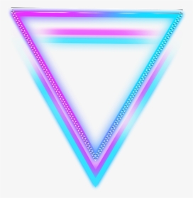 #ftestickers #triangles #abstract #neon #luminous #colorful - Picsart Triangle Png Hd, Transparent Png, Transparent PNG