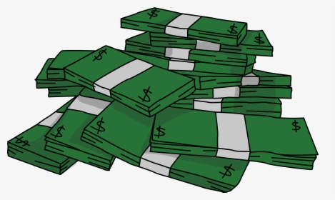 Free Stacks Of Money 2 High Resolution Clip Art - Transparent Background Animated Money, HD Png Download, Transparent PNG