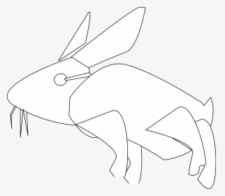 Vector Rabbit Stencil - Clip Art, HD Png Download, Transparent PNG