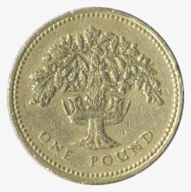 One Pound Coin - One Pound Elizabeth 1985, HD Png Download, Transparent PNG