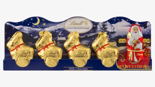 Lindt Chocolate Santa Sleigh 50g , Png Download - Gold Medal, Transparent Png, Transparent PNG