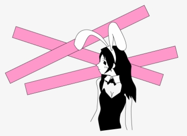 Playboy Bunny Rabbit - Free Vector, HD Png Download, Transparent PNG