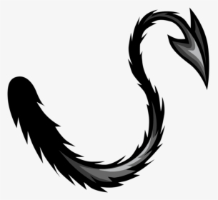 Black Devil Tail Png, Transparent Png, Transparent PNG