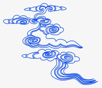 Xiangyun Linear Cloud Vector Line Graph Png And Image - Illustration, Transparent Png, Transparent PNG