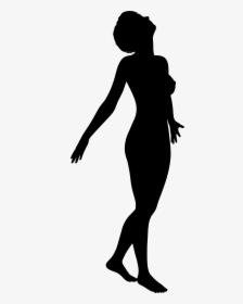 Silhouette Woman Female Clip Art - Silhouette Of Woman Looking Up, HD Png Download, Transparent PNG